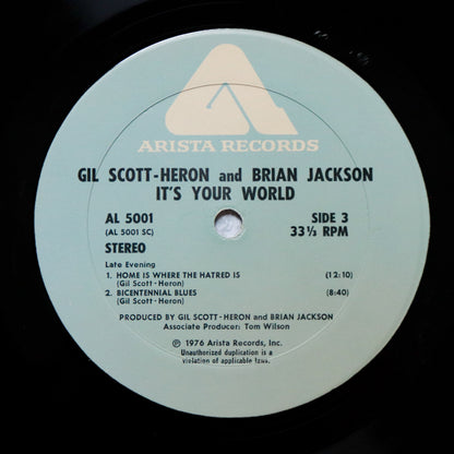 GIL SCOTT HERON / It's Your World