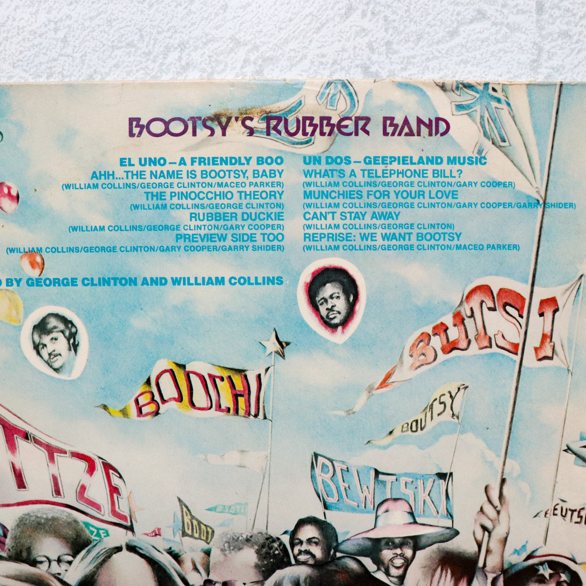 BOOTSY'S RUBBER BAND / Ahh The Name Is Bootsy, Boby!