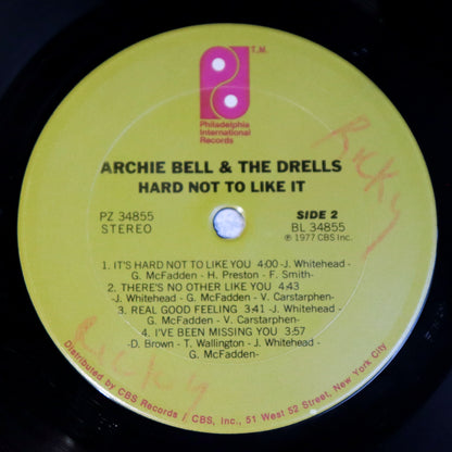 ARCHIE BELL&THE DRELLS / Hard Not To Like It