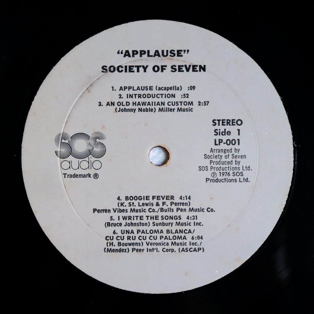 SOCIETY OF SEVEN / Applause