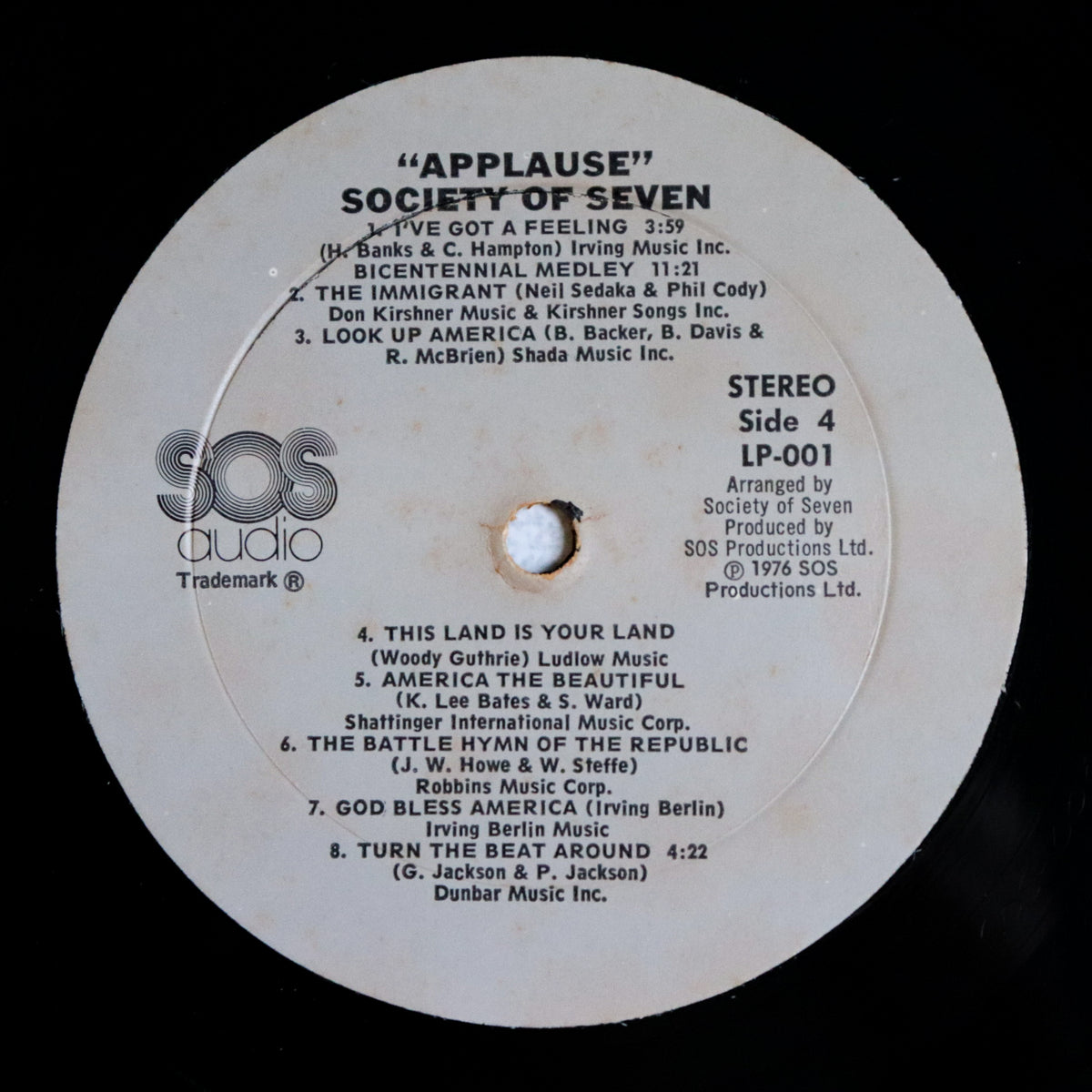SOCIETY OF SEVEN / Applause