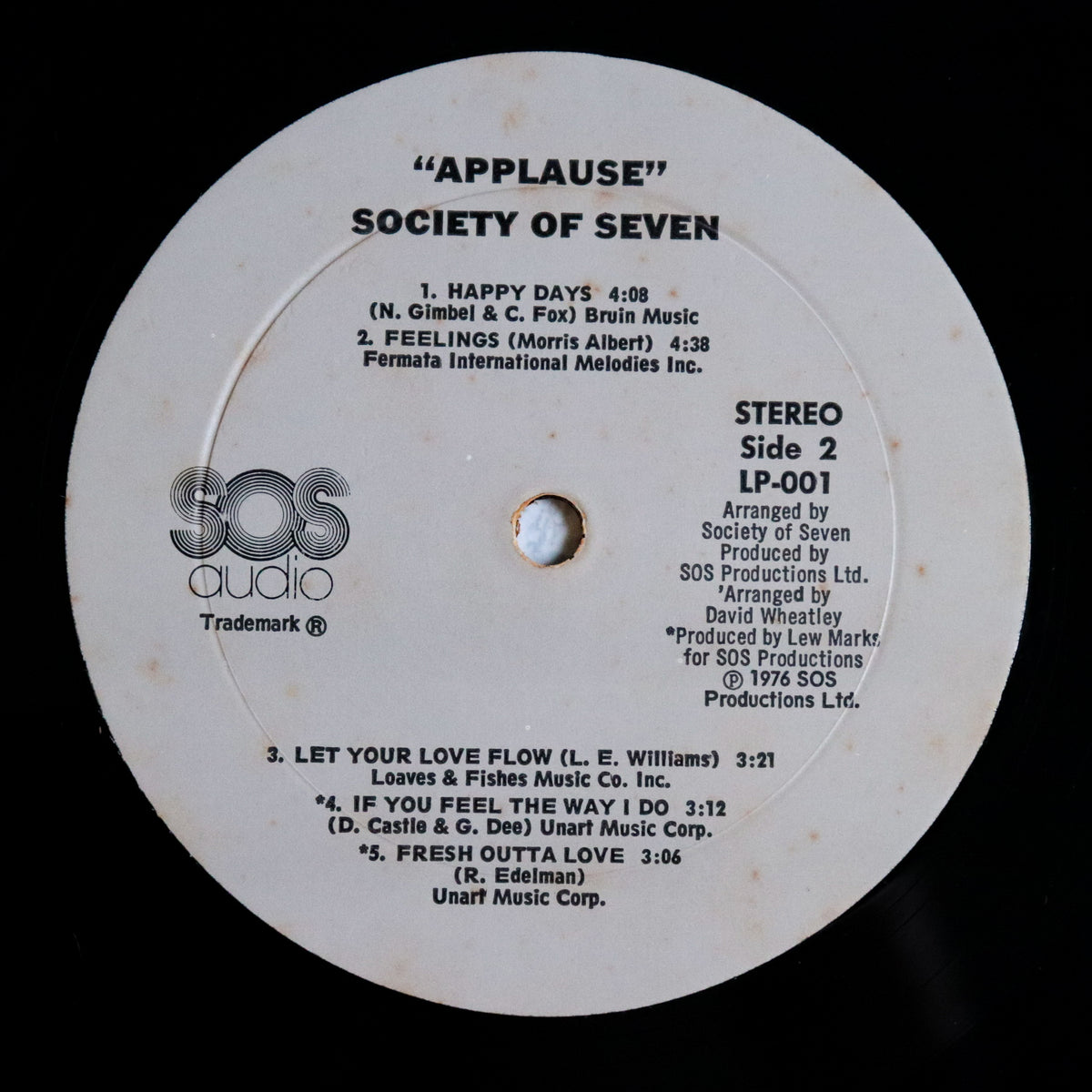 SOCIETY OF SEVEN / Applause
