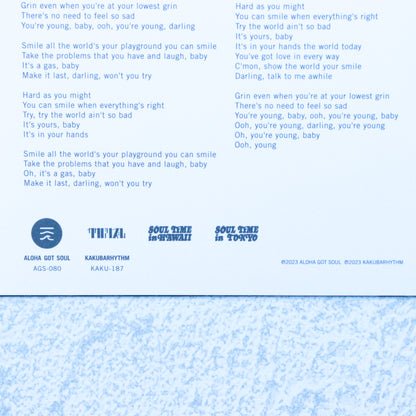 YOUR SONG IS GOOD / You're Young