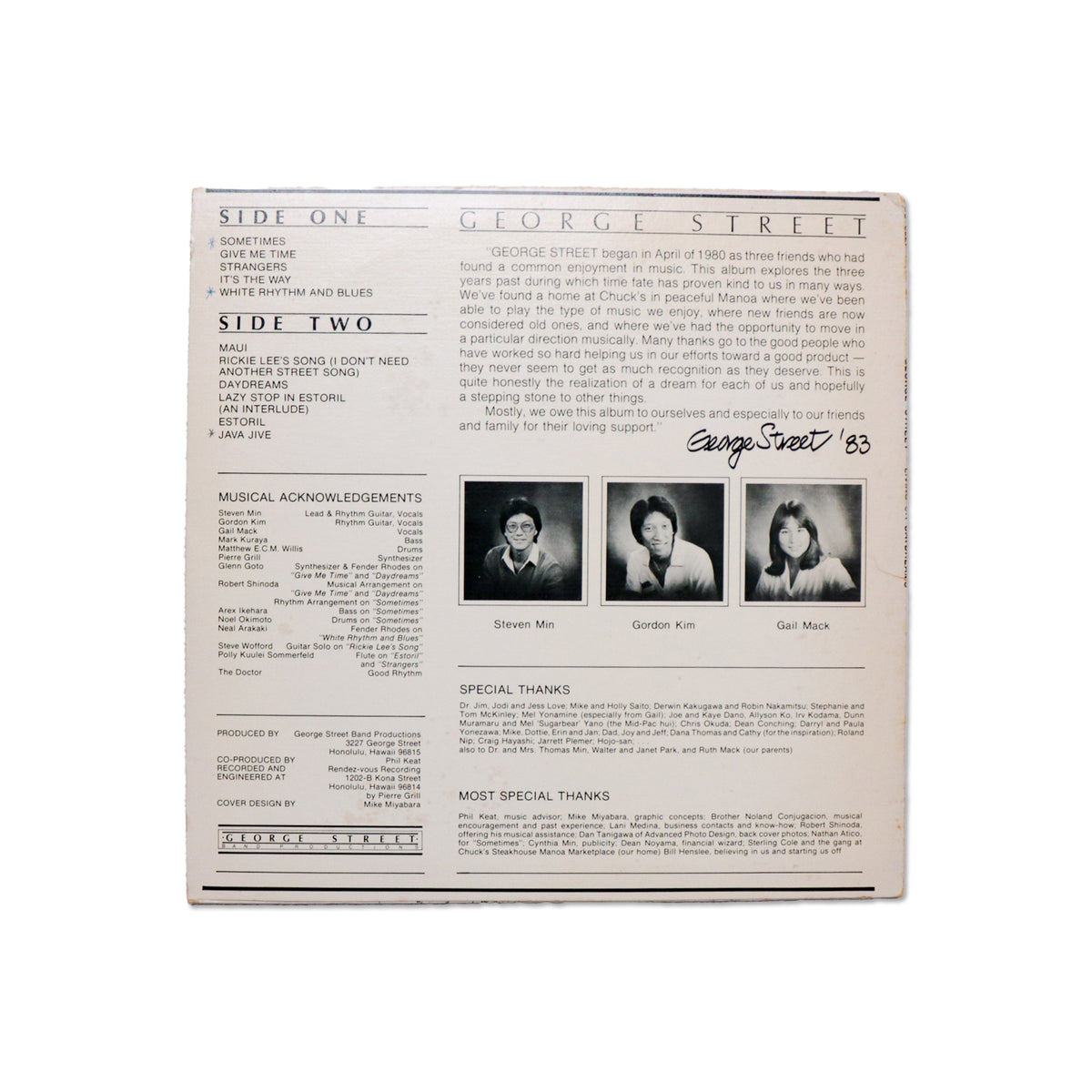 GEORGE STREET / Living On Daydreams