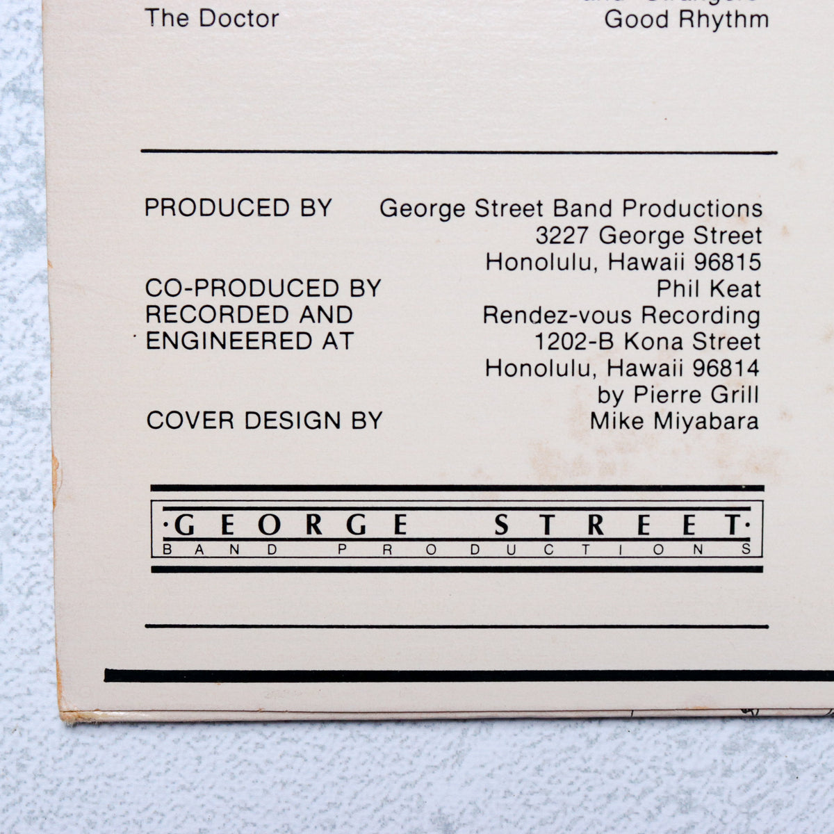 GEORGE STREET / Living On Daydreams