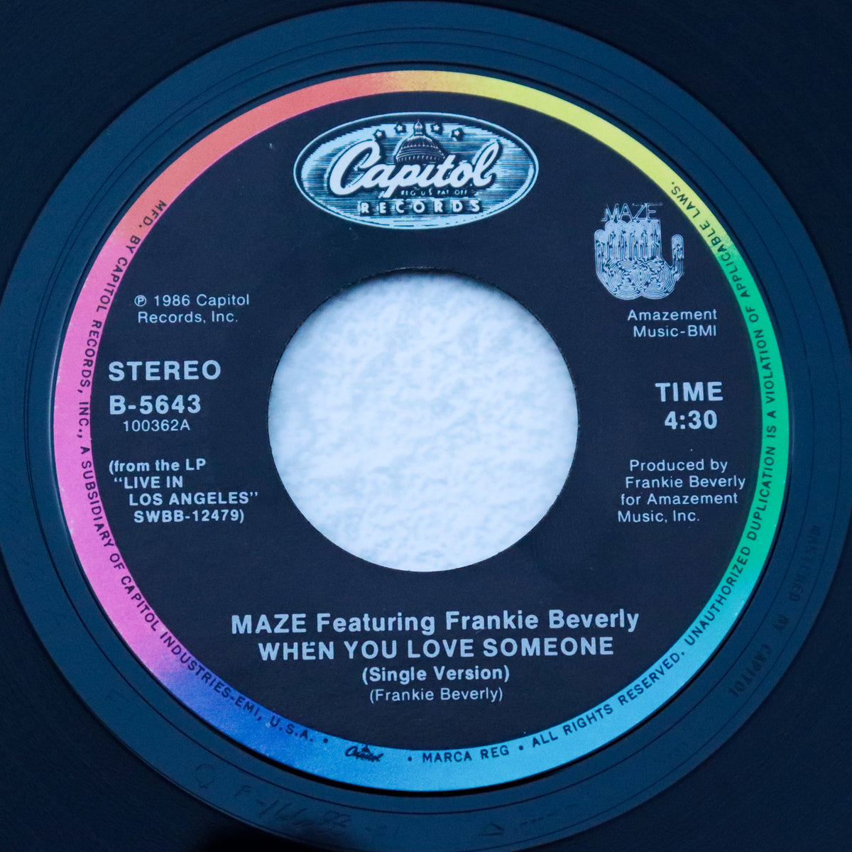 MAZE / When You Love Someone