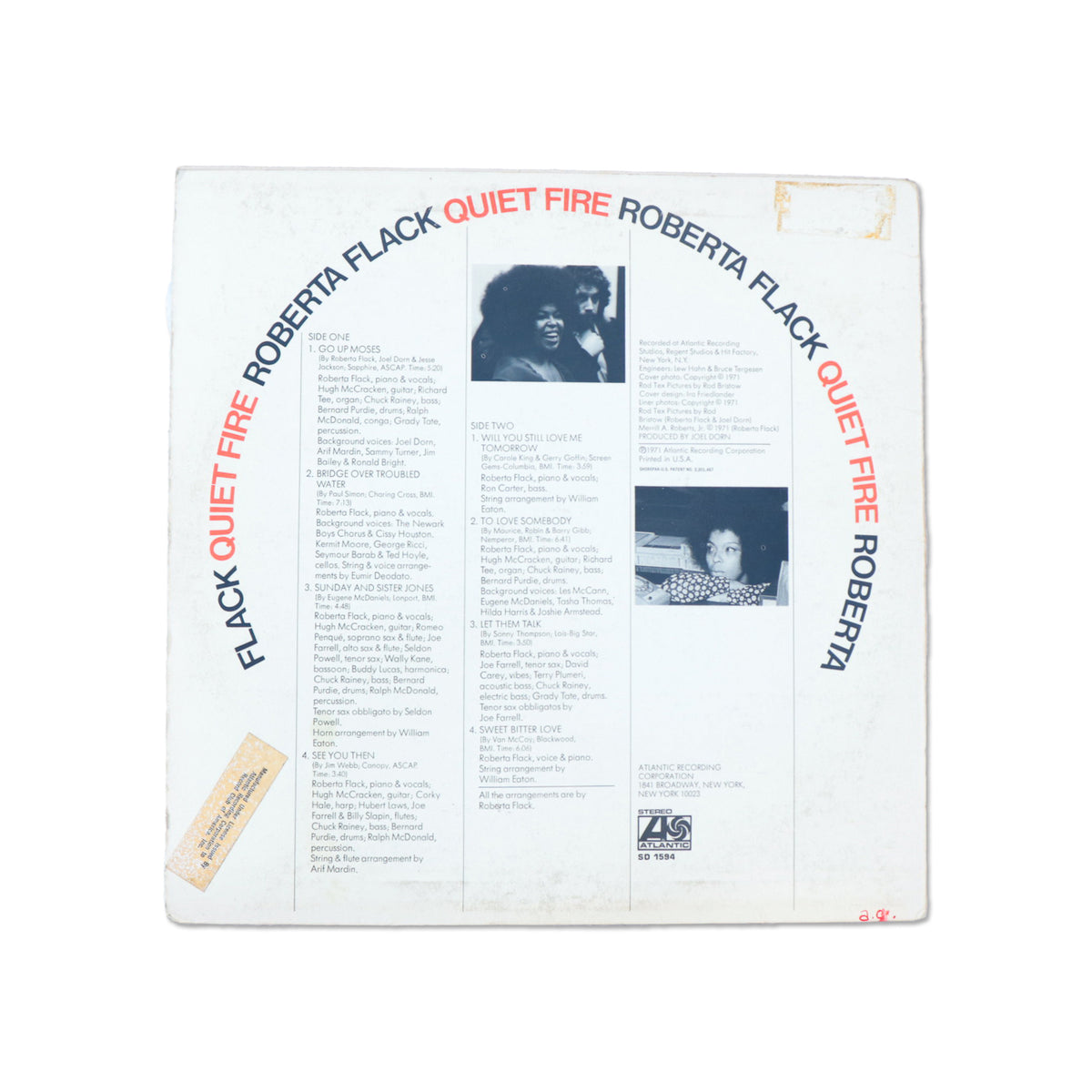 ROBERTA FLACK / Quiet Fire