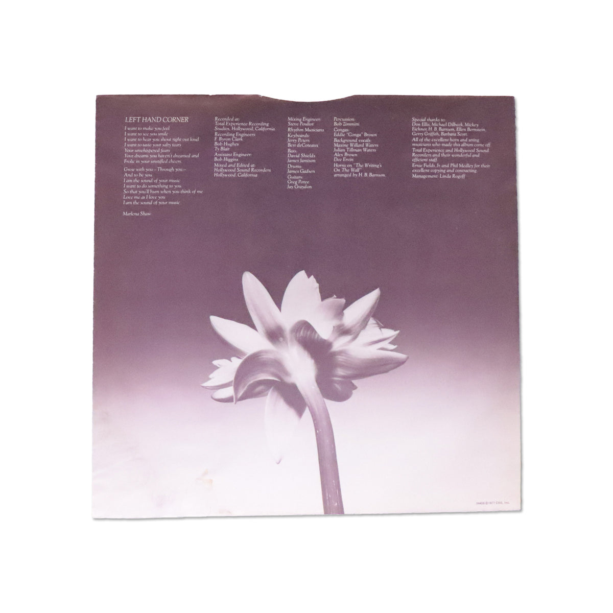 MARLENA SHAW / Sweet Beginnings