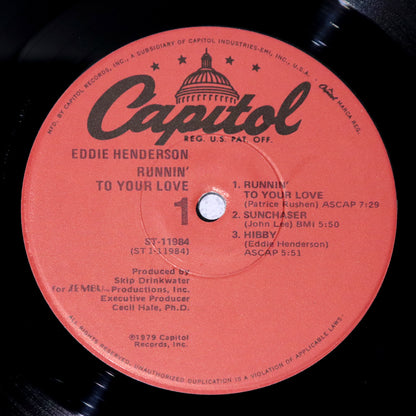 EDDIE HENDERSON / Runnin' To Your Love