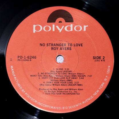 ROY AYERS / No Stranger To Love