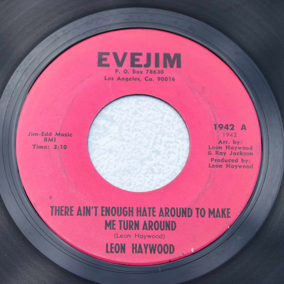 LEON HAYWOOD / One Way Ticket To Love Land