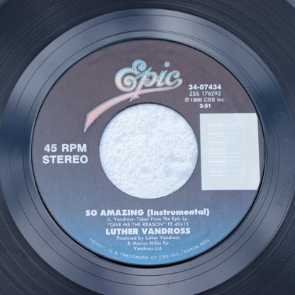 LUTHER VANDROSS / So Amazing