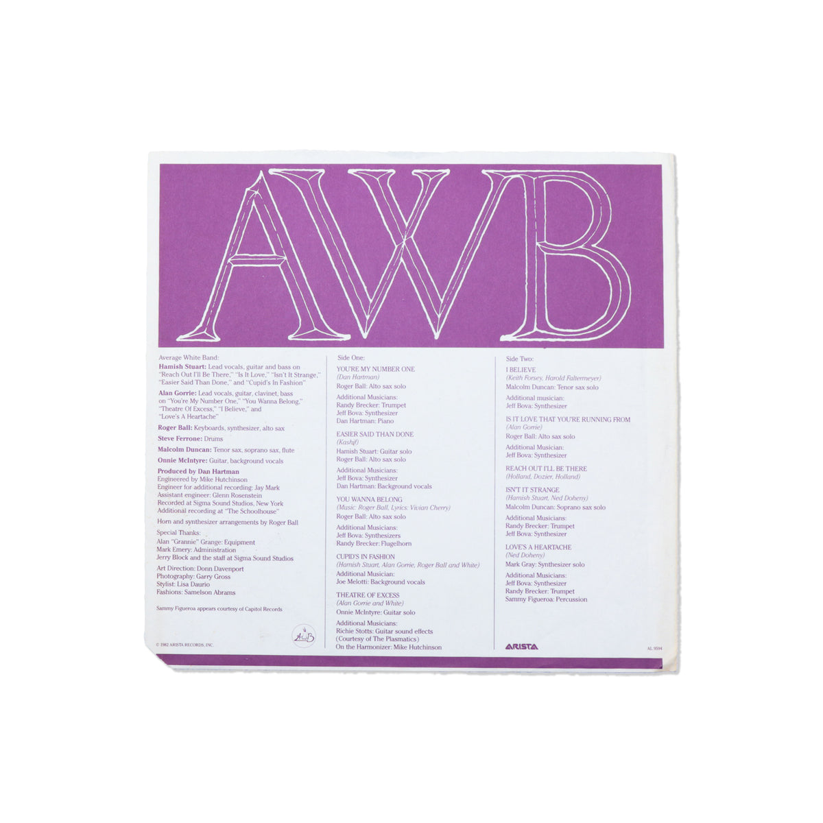 AVERAGE WHITE BAND / Cupid's in Fashion