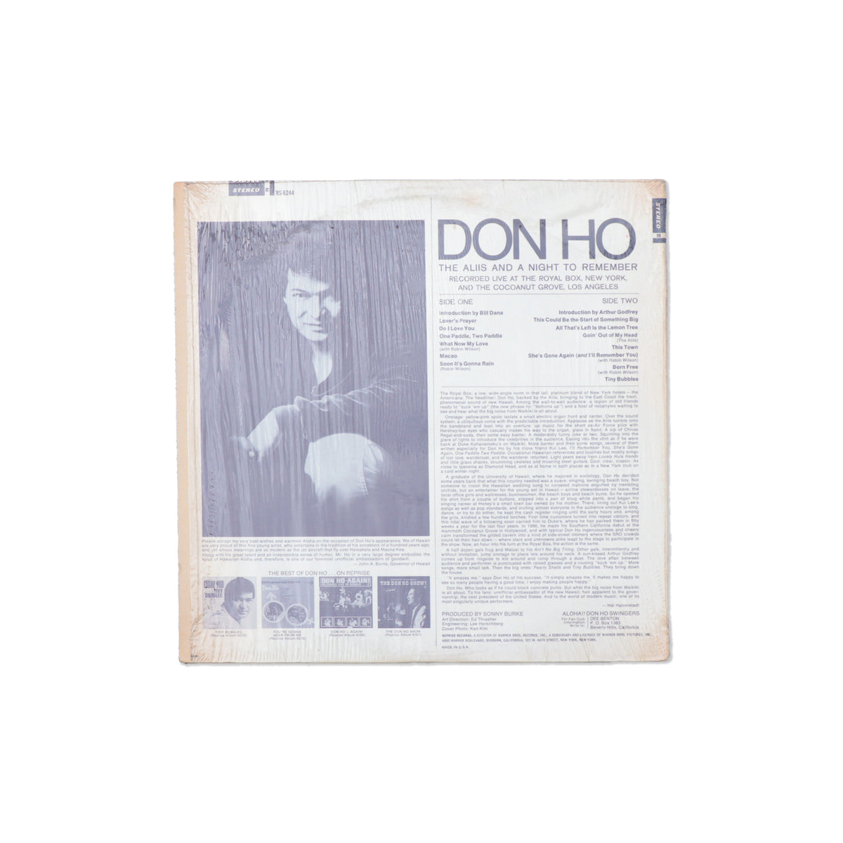 DON HO / East Coast West Coast