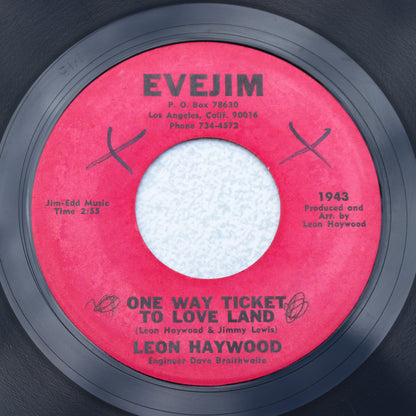 LEON HAYWOOD / One Way Ticket To Love Land